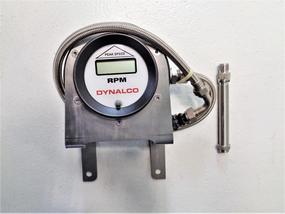 Dynalco Peak Speed Tachometer SPH-100 with Woodward Proximity Switch 401029-20